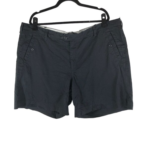 Riders By Lee Womens Black Cotton-Spandex Shorts Size 24W - Picture 1 of 4